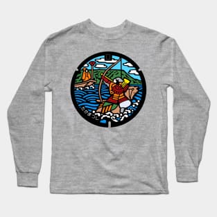 Takamatsu Drain Cover - Japan - Front Long Sleeve T-Shirt